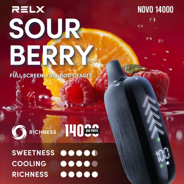 Home 60 relx novo Sour Berry