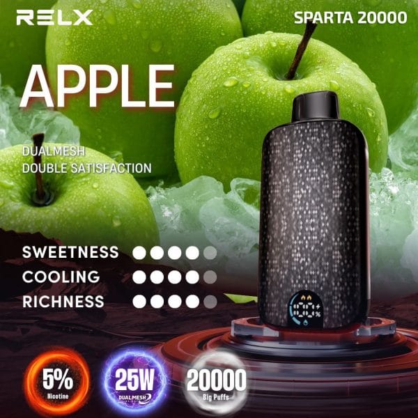 Relx Sparta 20000 apple