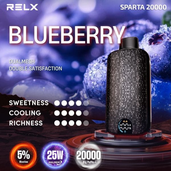 Relx Sparta 20000 blueberry