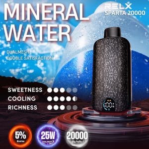 Relx Sparta 20000 mineral water