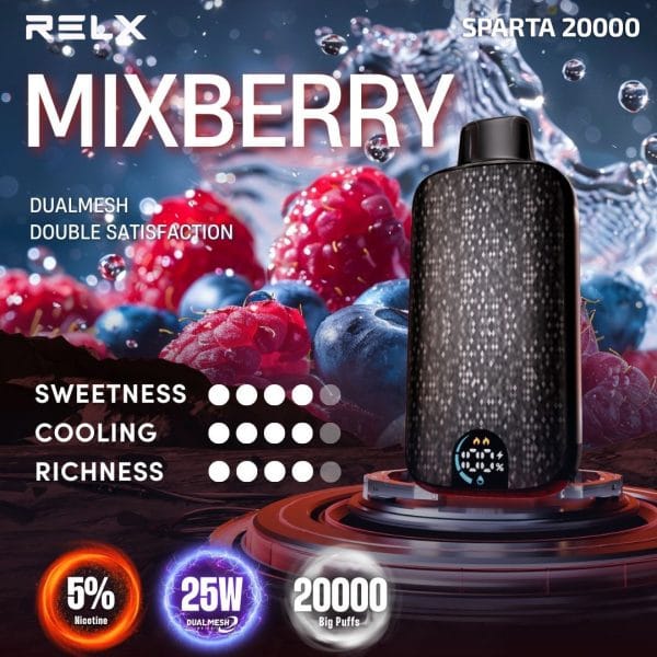Relx Sparta 20000 mixberry