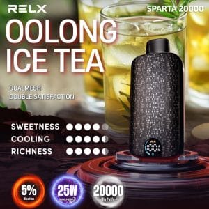 relx sparta 20000 oolong ice tea
