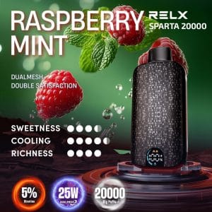 Relx Sparta 20000 raspberry mint