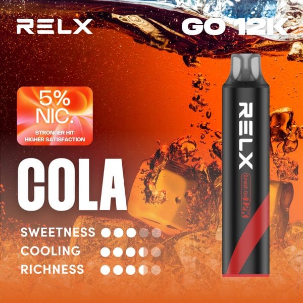 Relx Smash Go 12k 12000 Puffs Cola 5%