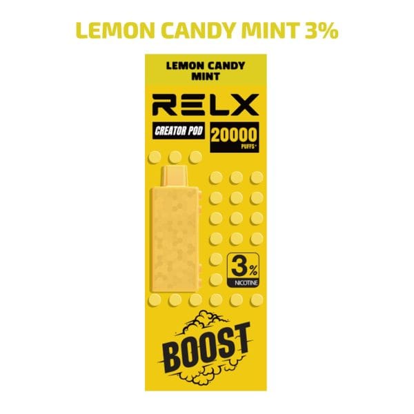 Home 54 Creator Boost Pod Lemon Candy Mint 3%