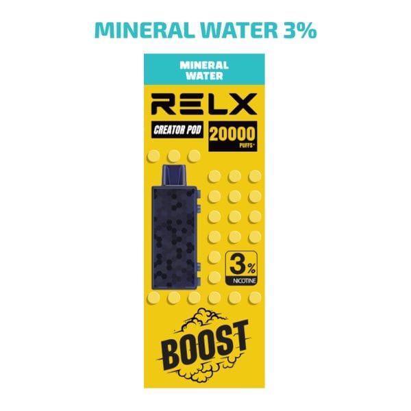 Creator Boost Pod Mineral Water 3%