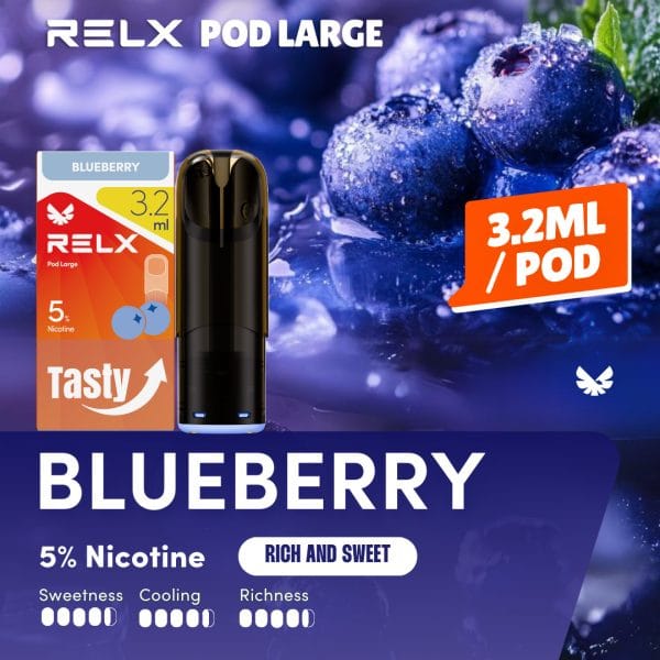 Relx Pod Large Blueberry 5%