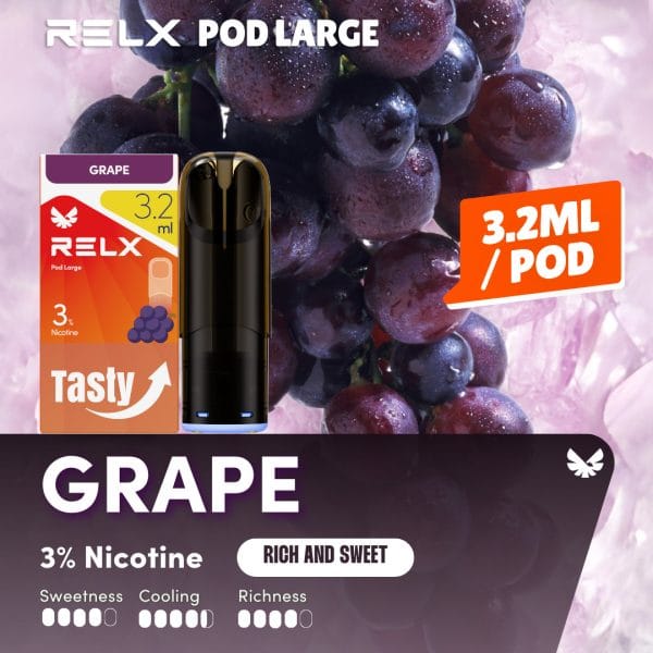 Relx Pod Large Grape 5%