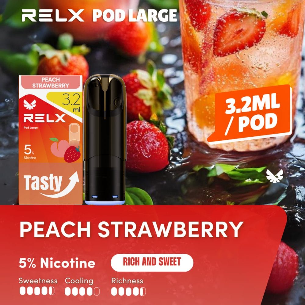 Relx Pod Large Peach Strawberry 5%